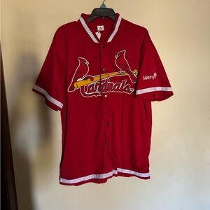 2025 Cardinals Mercy promotion Retro warmup jersey. Size XL
